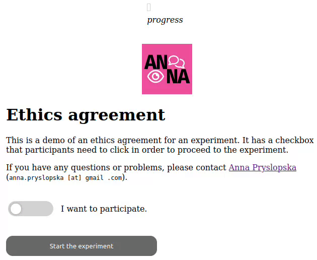 Ethics agreement